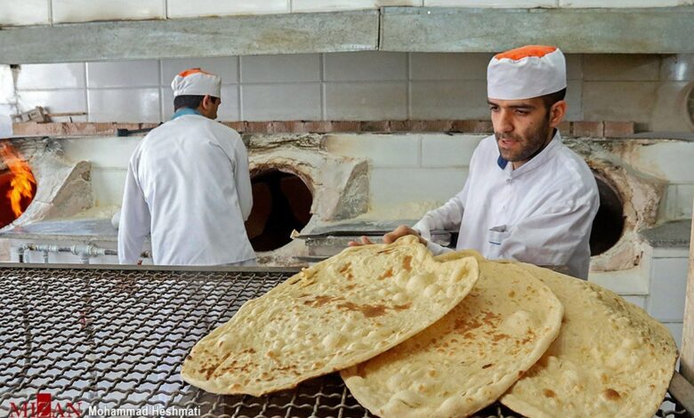 نان گران؛ میهمان این روزهای سفره‌ مردم/ رئیس اتاق اصناف تهران: عرضه نان با قیمت بالاتر از نرخ مصوب، تخلف است