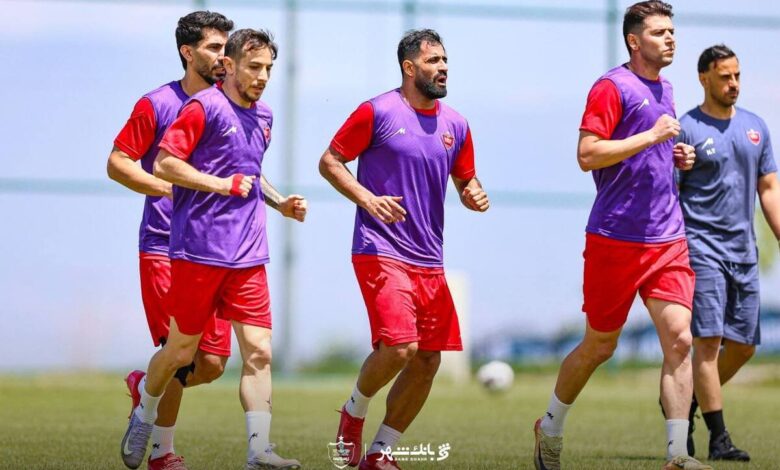 نخستین تمرین فصل جدید پرسپولیس با وحید هاشمیان