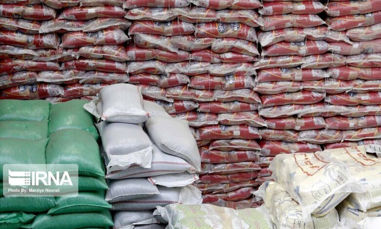 کشف ۵۰۰ تن برنج احتکار شده در اندیمشک