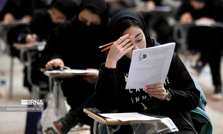 ۶۴ درصد داوطلبان نوبت دوم کنکور در مازندران زن هستند
