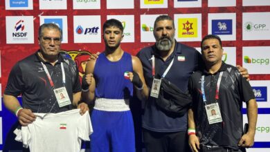استکی نایب قهرمان بوکس امید‌های آسیا شد