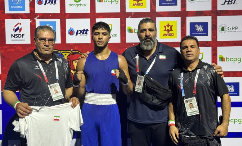 استکی نایب قهرمان بوکس امید‌های آسیا شد