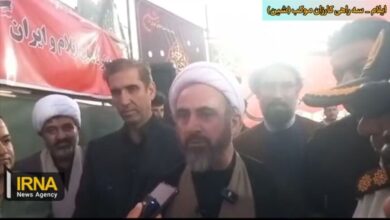 بازدید امام جمعه ایلام از موکب فرهنگی هنری «شین»