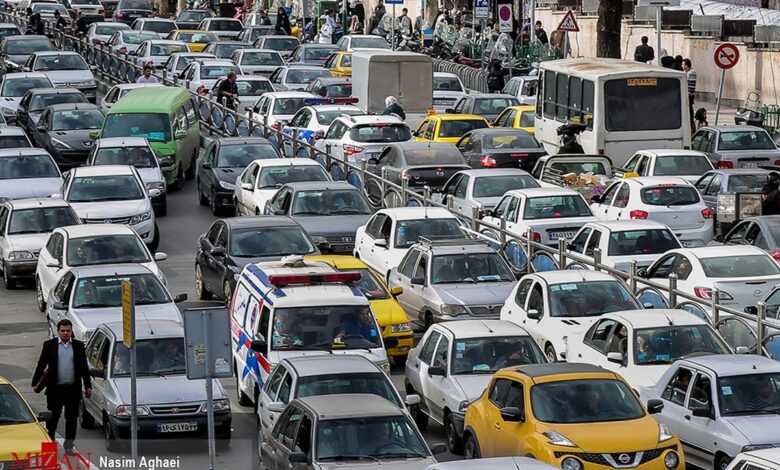 ترافیک سنگین و نیمه‌سنگین در برخی از محور‌های مواصلاتی کشور