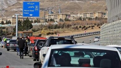 ترافیک سنگین وسایل نقلیه در محور‌های شمالی کشور