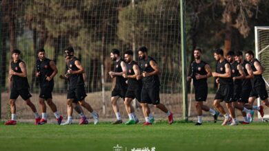 تمرین ۹۰ دقیقه‌ای پرسپولیس در زمین شماره ۲ و ۳ آزادی