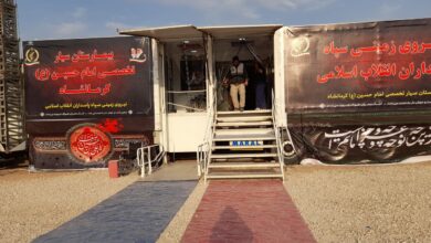 خدمت‌رسانی بیمارستان سیار سپاه به بیش از چهار هزار زائر اربعین در مرز خسروی