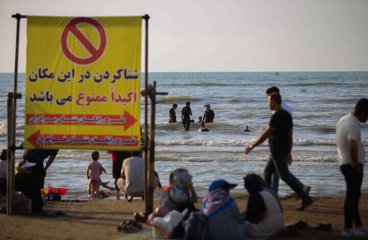 دختر ۲۲ ساله در آب‌های ساحلی نوشهر ناپدید شد+فیلم