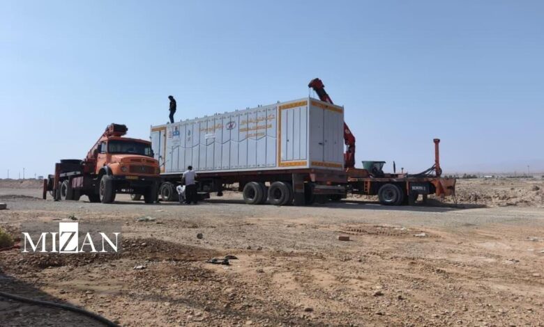 دومین جایگاه سیار عرضه نفتگاز یورو۴ در میدان اربعین پایانه مرزی شهر مهران نصب شد