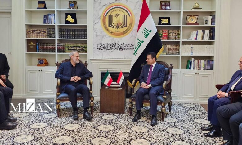 دیدار علی لاریجانی با مشاور امنیت ملی عراق