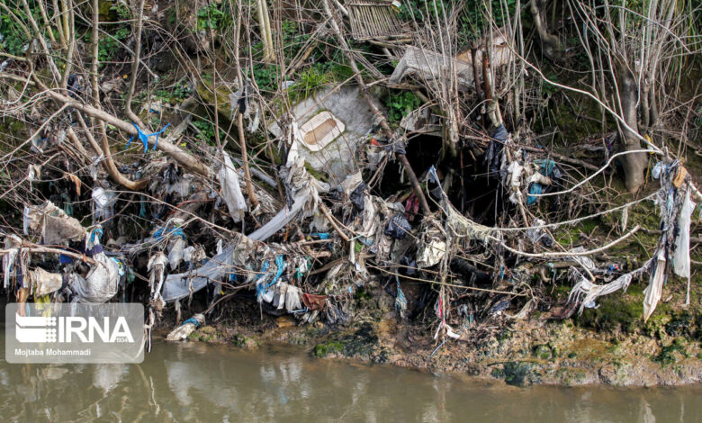 رودخانه‌های بابل در تسخیر زباله