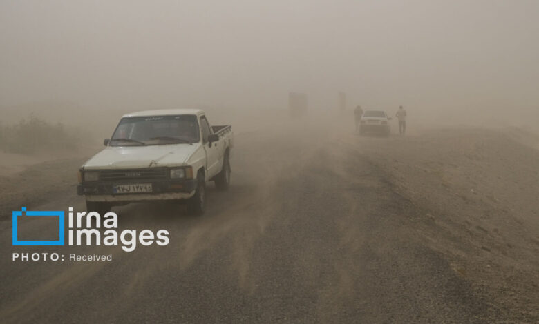 سرعت طوفان در منطقه سیستان برای دومین روز متوالی به ۱۰۱ کیلومتر بر ساعت رسید