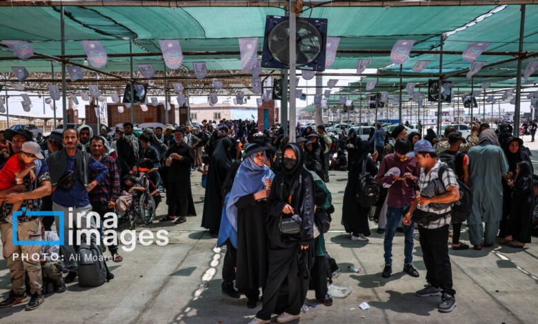 شلمچه؛ میعادگاه عاشقان حسینی در مسیر پیاده‌روی اربعین