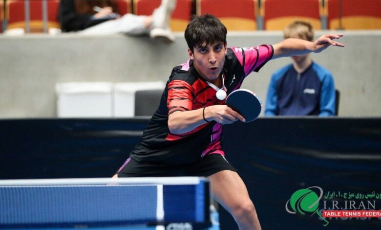 صعود نمایندگان پینگ پنگ ایران به یک‌شانزدهم نهایى فیدر چک