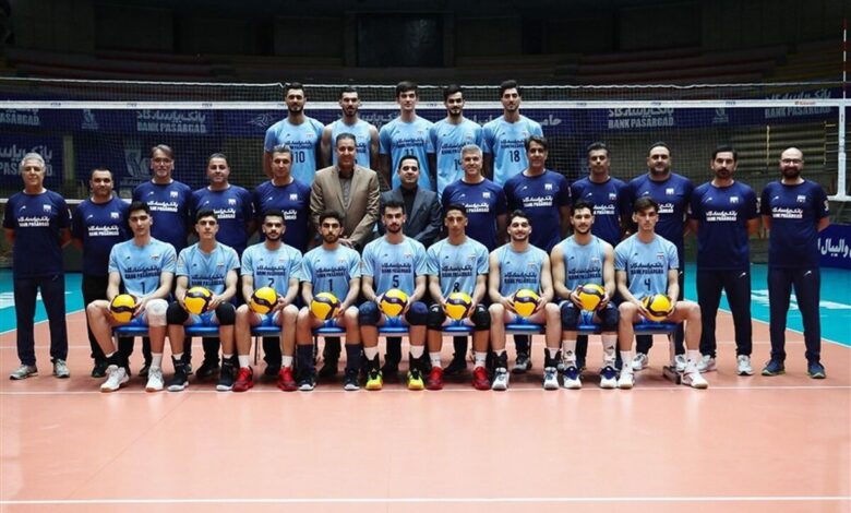 فرانسه و برزیل، حریفان تدارکاتی تیم والیبال جوانان ایران