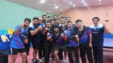 قهرمانى پتروشیمی بندر امام در لیگ برتر تنیس روى میز مردان باشگاههاى کشور