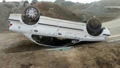 واژگونی سمند در قزوین با چهار کشته و مصدوم