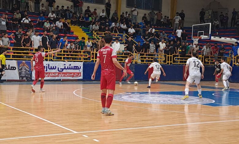 چهارمین ناکامی پیاپی بهشتی‌سازه گرگان در لیگ برتر فوتسال