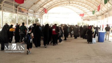 گزارش استانداران از آمار تردد و خدمات‌رسانی مرز‌های شش‌گانه به زائران اربعین