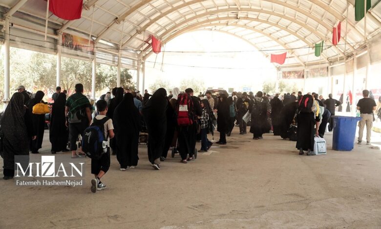 گزارش استانداران از آمار تردد و خدمات‌رسانی مرز‌های شش‌گانه به زائران اربعین