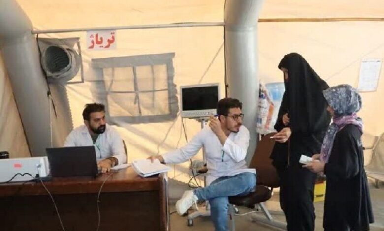 ۱۱۲ زائر اربعین از خدمات درمانی در کردستان بهره‌مند شدند