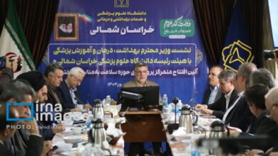 ۲۵ طرح درمانی با حضور وزیر بهداشت در خراسان‌شمالی به بهره‌برداری رسید