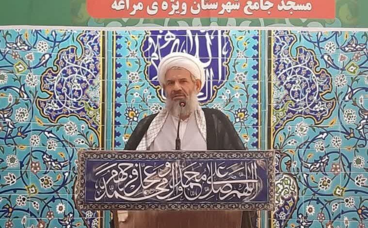 امام جمعه مراغه: ملت ایران اهل سازش و عقب نشینی نیست