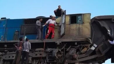 برخورد لوکوموتیو با واگن قطار در اردکان یزد ۲ مصدوم برجا گذاشت