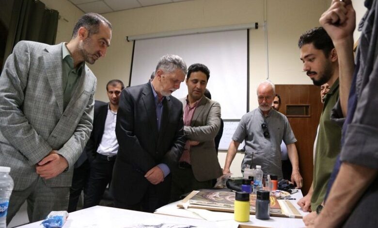 حضور دو وزیر در جشنواره سی‌ودوم هنرهای تجسمی جوانان