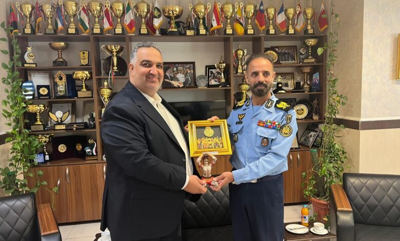 دیدار رئیس انجمن موی‌تای با رئیس اداره تربیت‌بدنی کل ارتش