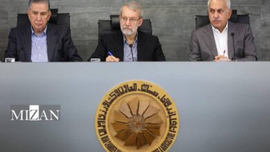 دیدار لاریجانی با اعضای اتاق بازرگانی، صنایع، معادن و کشاورزی