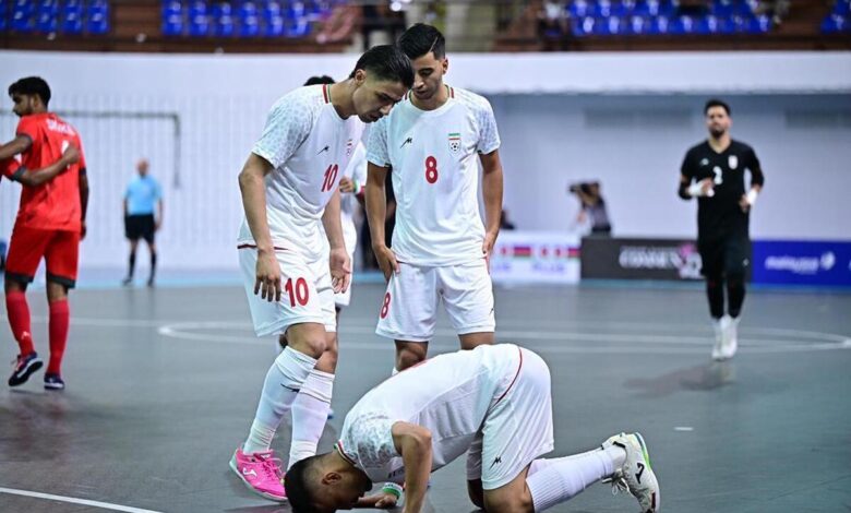 صعود مقتدرانه تیم ملی فوتسال به جام ملت‌های آسیا