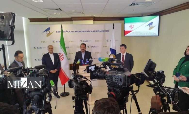 نقشه ۴ ساله ایران و اتحادیه اقتصادی اوراسیا تامین‌کننده منافع همه اعضا است