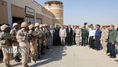 بازدید میدانی اعضای کمیسیون امنیت ملی مجلس از پاسگاه زعفرانیه و میدان نفتی آذر در ایلام