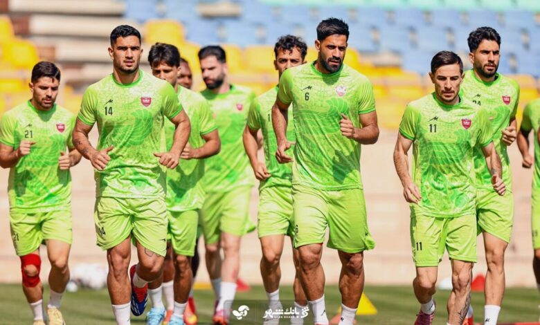 برگزاری تمرین پرسپولیس در زمین و سالن بدنسازی