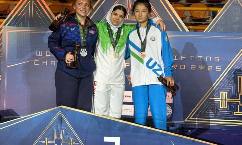 تاریخ‌سازی عطیه حسینی با اولین طلای پاراوزنه‌برداری زنان ایران در جهان