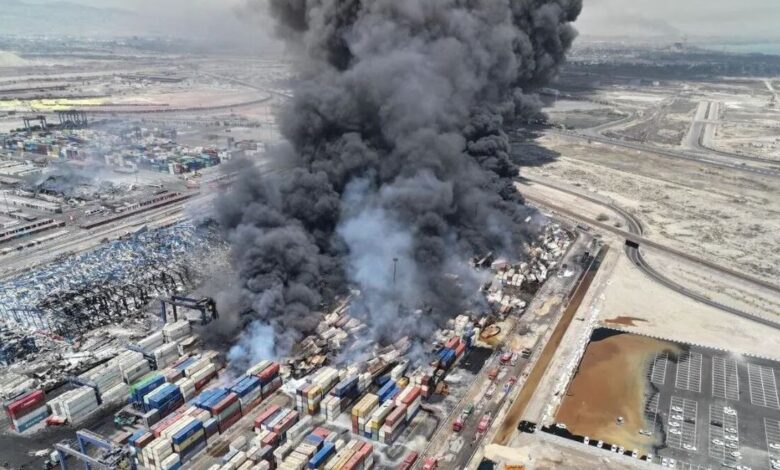 تصمیم مهم بانک مرکزی درباره کالاهای آسیب دیده در حادثه بندر شهید رجایی