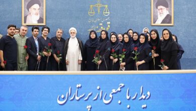 رئیس قوه قضاییه: پرستاران در پیشبرد امور قضایی در تنگنا نمانند