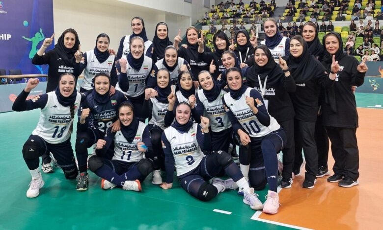 صعود ۱۵ پله‌ای تیم ملی والیبال زنان ایران در جهان