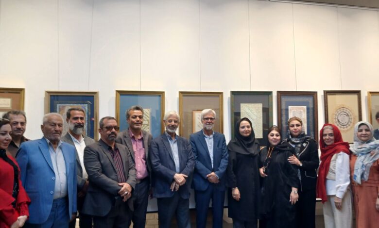 نمایشگاه خوشنویسی اشعار حافظ در شیراز گشایش یافت