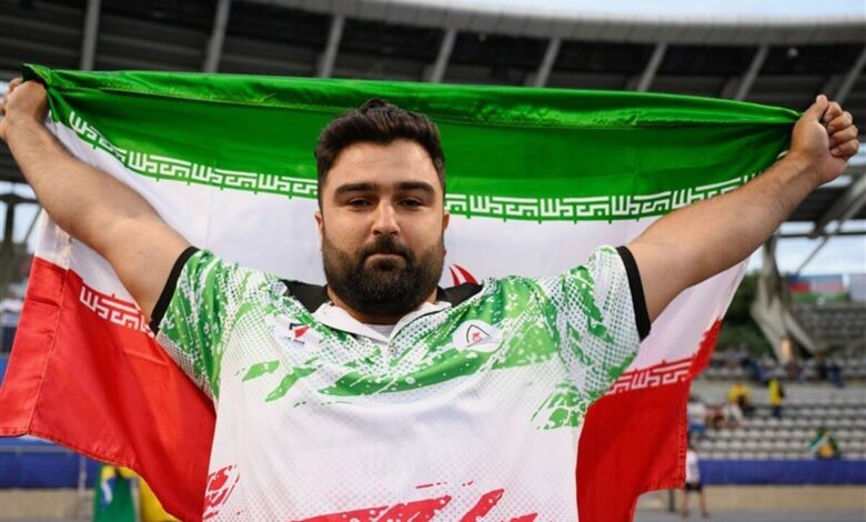 پارادوومیدانی قهرمانی جهان| خسروی با شکستن رکورد جهان هفتمین طلایی ایران شد