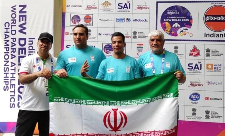 پارادوومیدانی قهرمانی جهان| سعید افروز با شکستن رکورد جهان طلایی شد