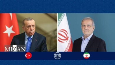 پیام تبریک پزشکیان به رئیس جمهور ترکیه