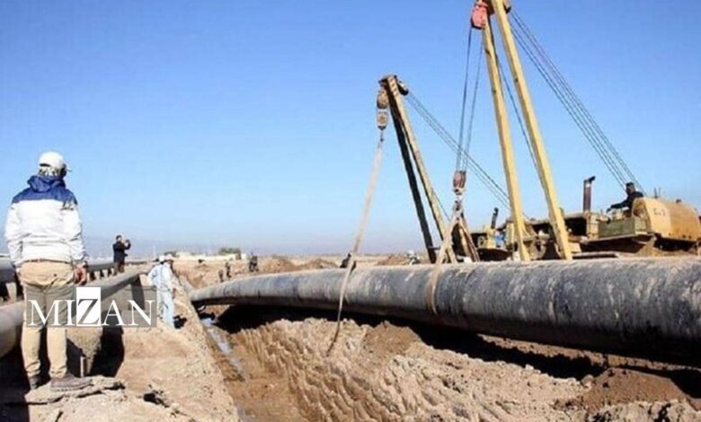 پیشرفت ۸۵ درصدی خط لوله میاندوآب - عجب‌شیر