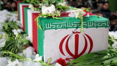 پیکر شهید «محمد سهرابی» در نهاوند تشییع شد