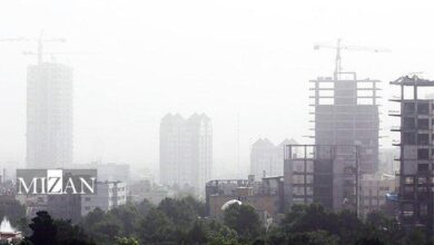 گردوخاک و کاهش کیفیت هوا در مرکز و شرق کشور