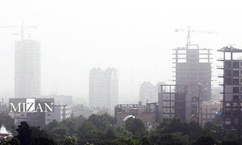 گردوخاک و کاهش کیفیت هوا در مرکز و شرق کشور