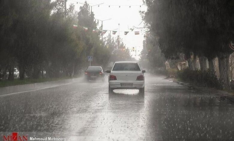اعلام هشدار نارنجی هواشناسی برای استان‌های دارای بارندگی