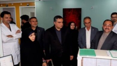 بازدید اعضای کمیسیون بهداشت و درمان مجلس از بیمارستان شهید هاشمی نژاد