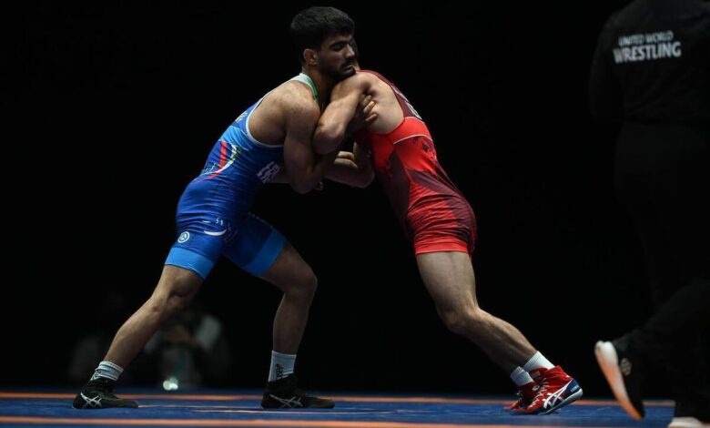 بازی‌های کشور‌های اسلامی| احمدی‌وفا به مدال برنز کشتی فرنگی رسید